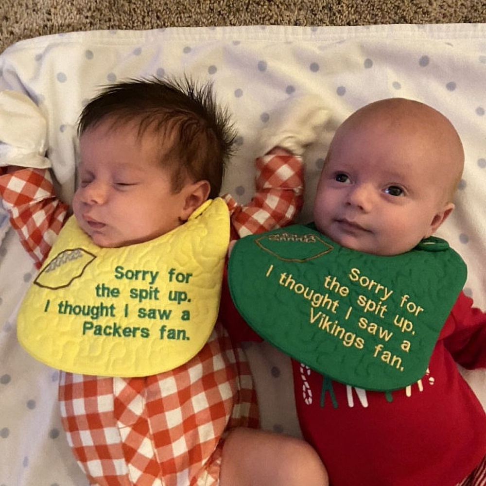 Handmade NFL Eagles Fans Baby Bib Quilted Football Design One‑of‑a‑Kind Gift - Picture 5 of 6